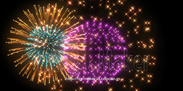 CINEMA 4DのThinking Particlesを使った花火のアニメーションの制作